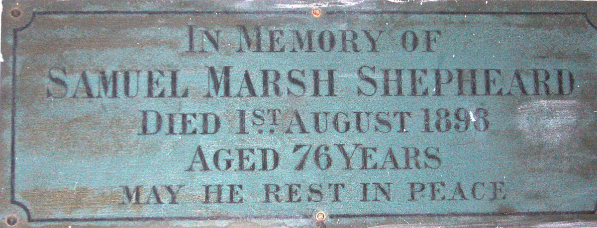 St John of the Cross memorial plaque in old chapel pics 1 016